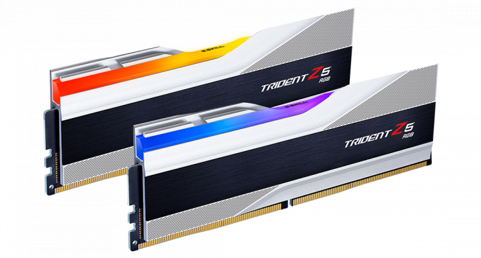 Ram G.Skill Trident Z5 RGB 32GB (2x16GB/DDR5/5600MHz/CL36/Silver)