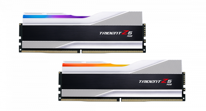 Ram G.Skill Trident Z5 RGB 32GB (2x16GB/DDR5/6000MHz/CL36/Silver)