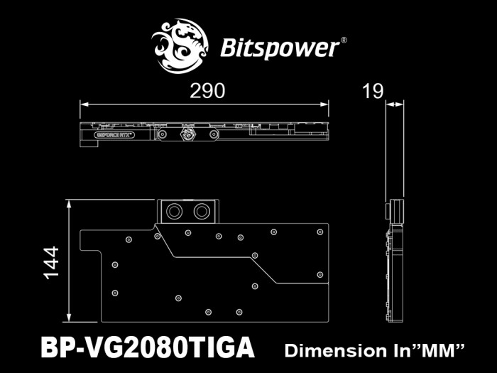 Bitspower Brizo VGA water block for GIGABYTE AORUS GeForce RTX 2080 Ti XTREME
