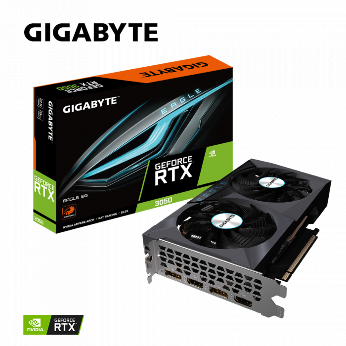 VGA GIGABYTE GeForce RTX™ 3050 EAGLE 8G 