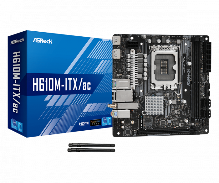 Mainboard ASROCK H610M-ITX/AC DDR4