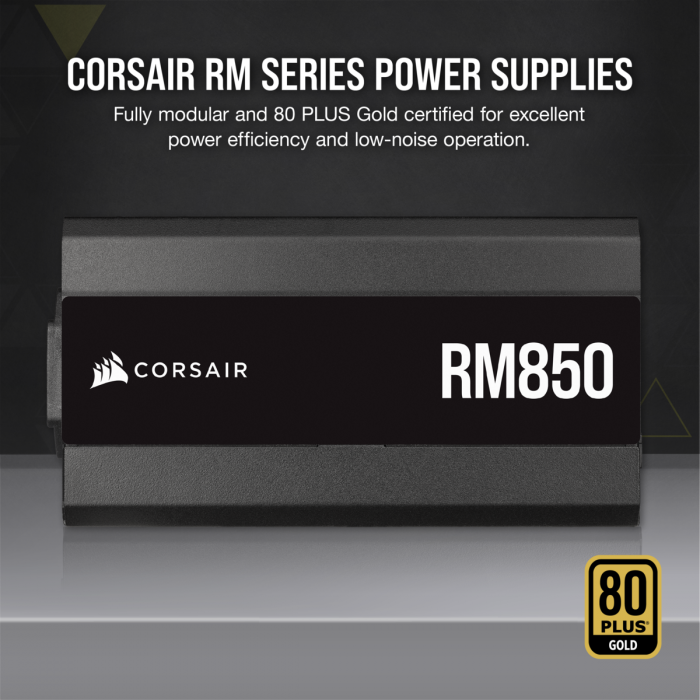 PSU Corsair RM850 2021 (80 Plus Gold / Full Modul / 850W)
