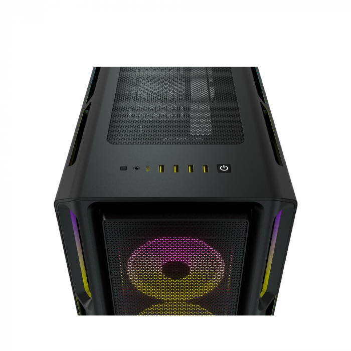 Case CORSAIR iCUE 5000T RGB Tempered Glass Mid-Tower ATX — Black