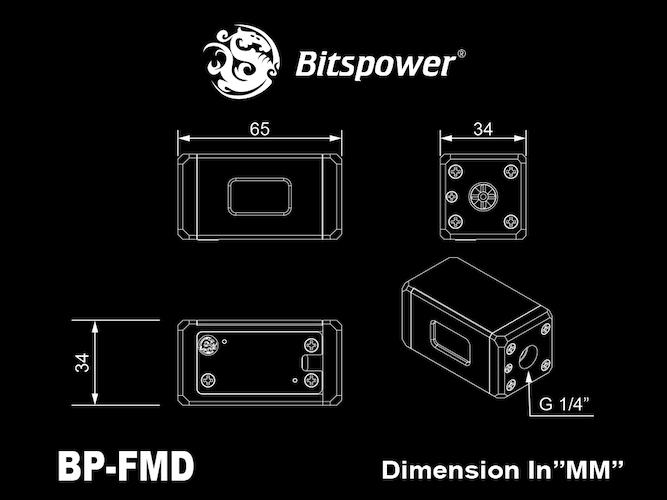 Bitspower Digital Flow Meter Display