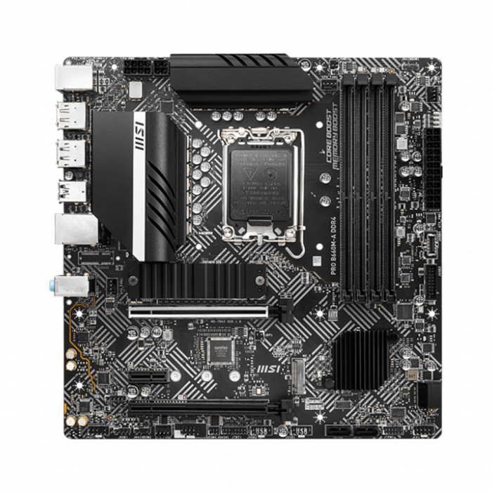 Mainboard MSI PRO B660M-E DDR4 Motherboard M-ATX - Intel 12th Gen Processors