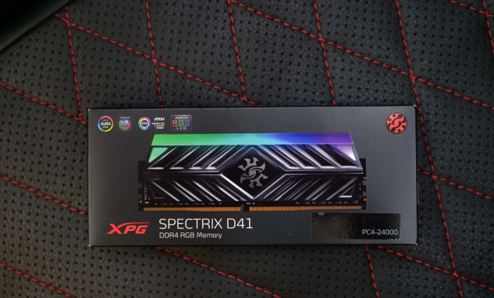 Ram Desktop Adata XPG Spectrix D41 RGB (8GB/DDR4/3200Mhz)