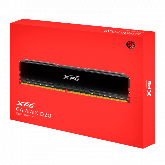Ram Adata XPG Gammix D20 8GB (1x8GB/DDR4/3200MHz) – AX4U32008G16A-CBK20