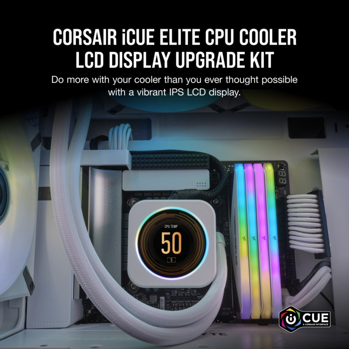 Màn hình LCD dùng cho tản nhiệt nước Corsair ELITE - White CW-9060066-WW
