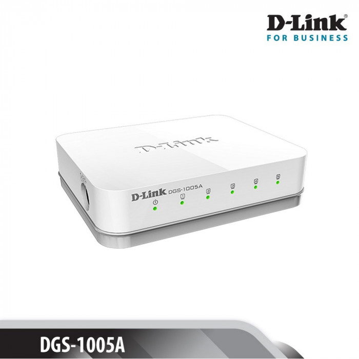 Giga Switch D-Link 5 cổng 10/100/1000M RJ45 - (DGS-1005A)