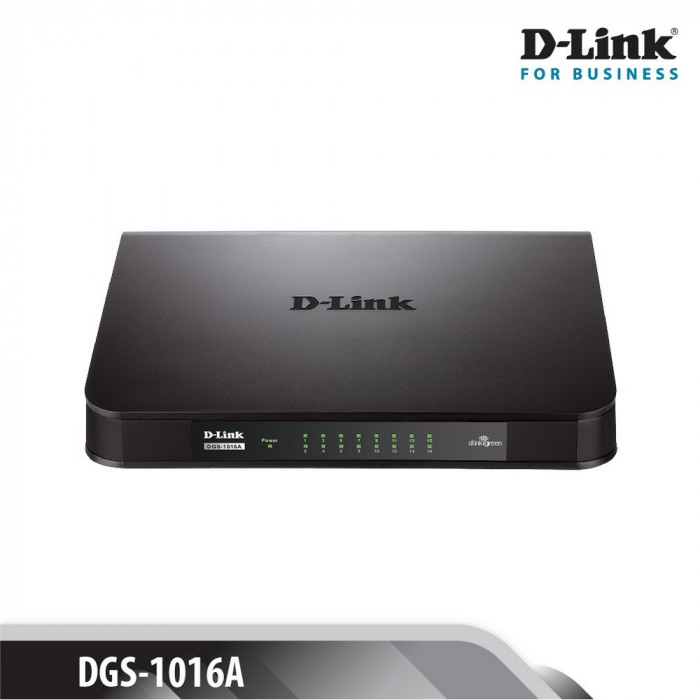 Giga Switch D-Link 16 cổng 10/100/1000M RJ45 - (DGS-1016A)