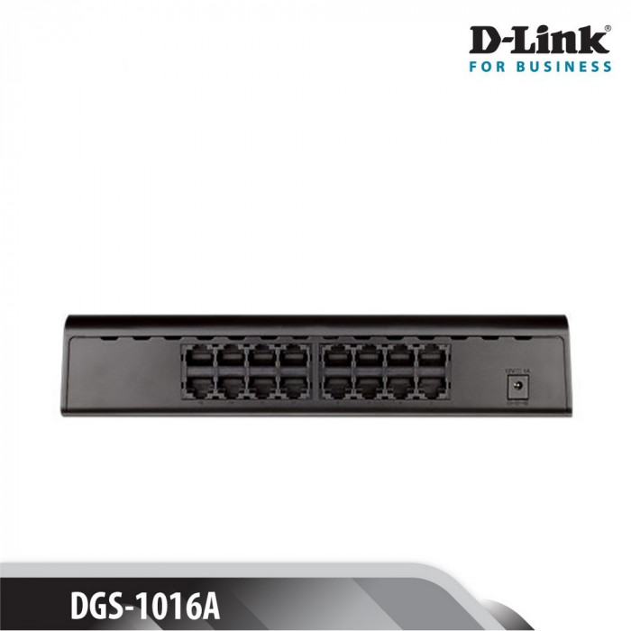 Giga Switch D-Link 16 cổng 10/100/1000M RJ45 - (DGS-1016A)