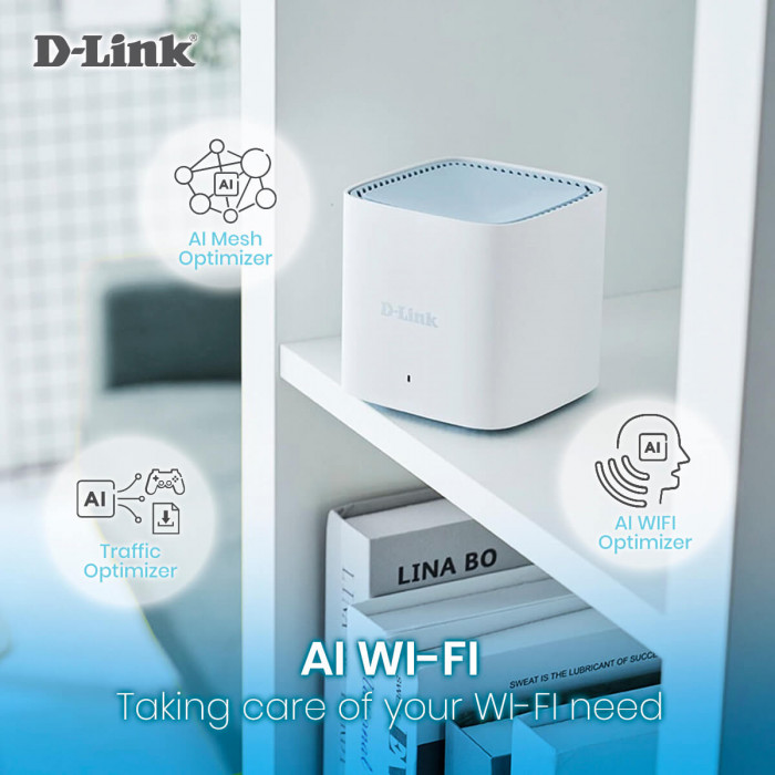 Bộ MESH Wifi D-Link M15 (2 PACK) Chuẩn AX1500