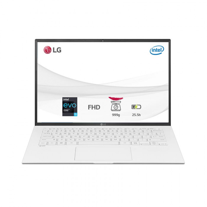 Laptop LG Gram 14ZD90P-G.AX51A5 14 inch (i5 1135G7/8GB RAM/256GB SSD/non OS) - Màu Trắng 2021