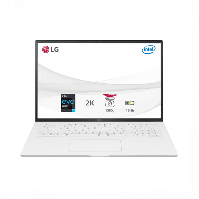Laptop LG Gram 17ZD90P-G.AX71A5 17 inch (i7-1165G7/16GB RAM/256GB SSD/non OS) - Màu Trắng 2021