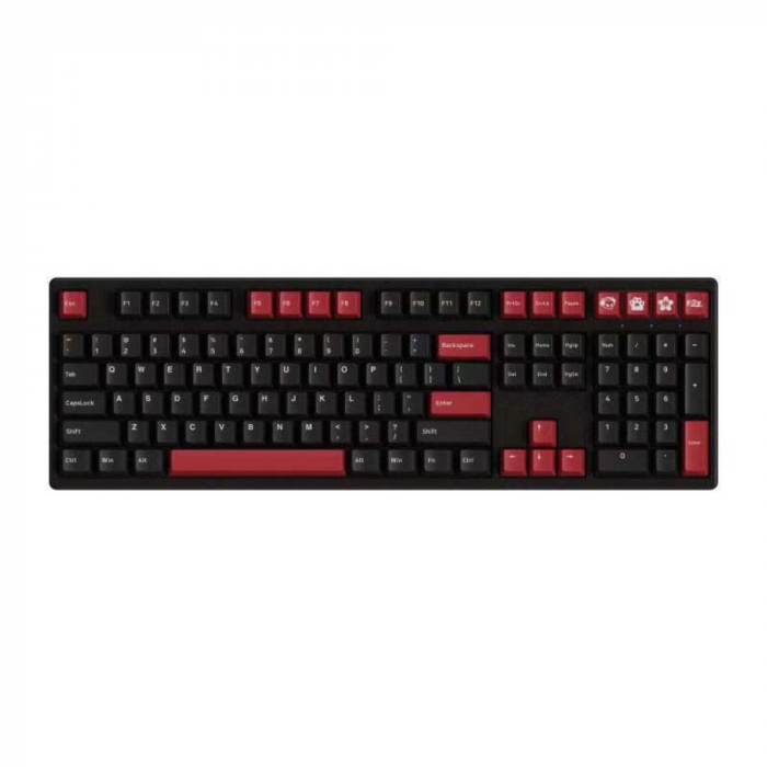 Bàn phím cơ AKKO 3108 v2 DS - Black (Gateron Switch)