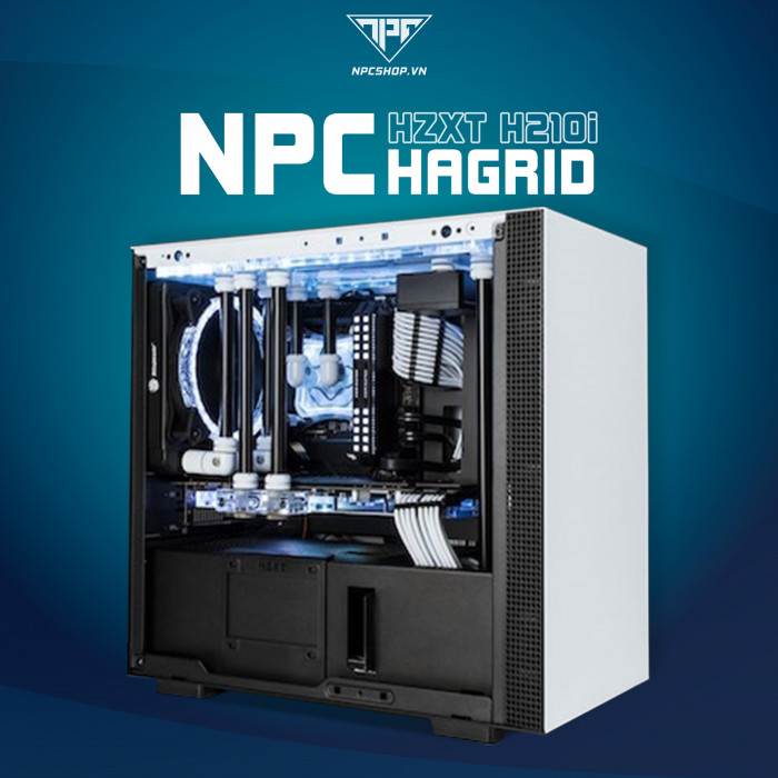 NPC Hagrid - Bộ Case NZXT H210i Cùng Bộ Tản Nhiệt Nước Bitspower Custom