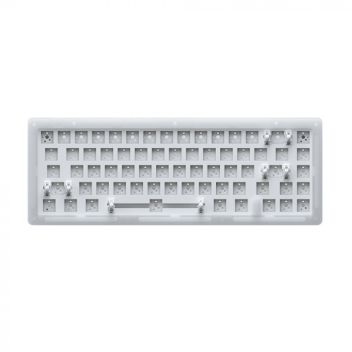 Kit bàn phím cơ AKKO ACR67 (Hotswap/RGB/Foam tiêu âm/Gasket Mount) - White