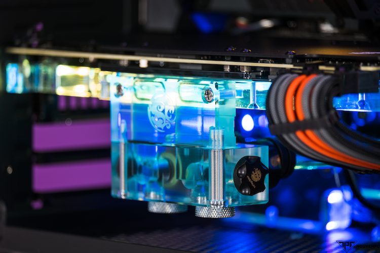 NPC Albus - Bộ Case Corsair 280x Cùng Bộ Tản Nhiệt Nước Bitspower Custom