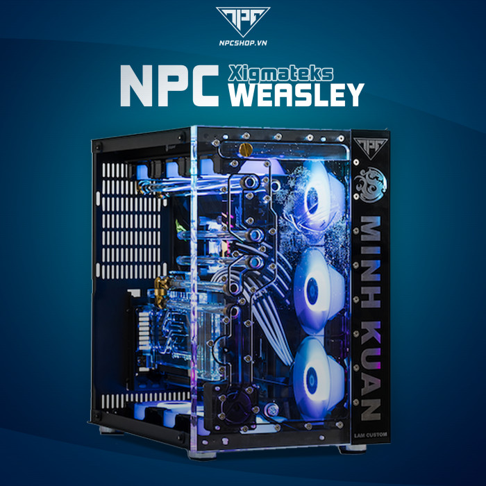 NPC Weasley - Bộ case Xigmatek Aquarius cùng bộ tản nhiệt nước Bitspower