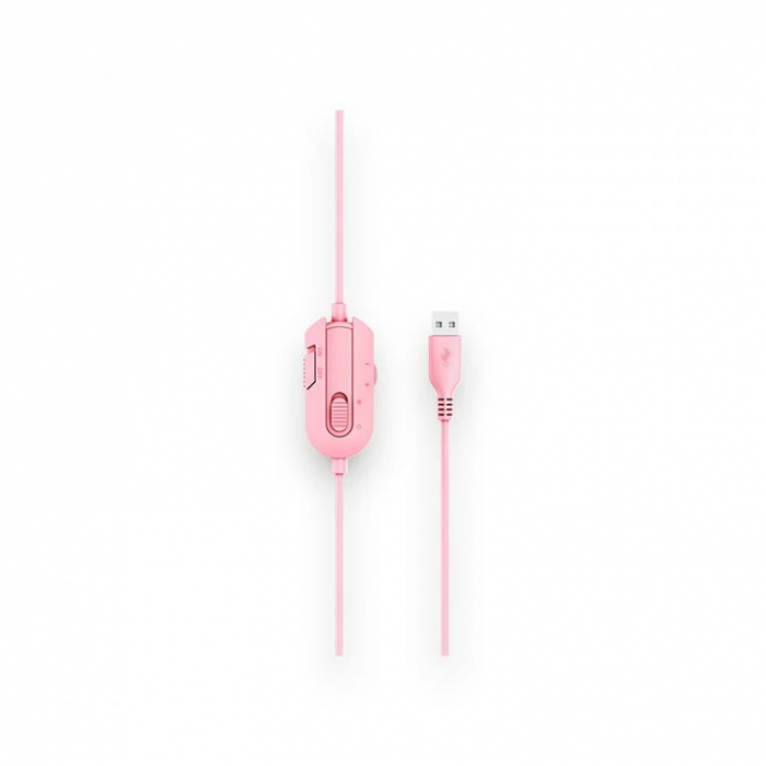 Tai nghe chơi game AKKO AD701 Pink (Over Ear/RGB/USB/Âm thanh 7.1)