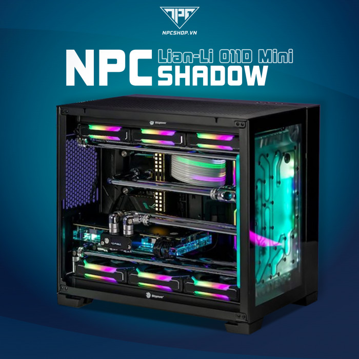 NPC Shadow - Bộ case Lian-Li O11D Mini Mid-Tower (Black)