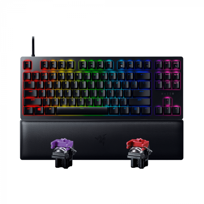 Bàn phím Razer Huntsman V2 Tenkeyless (Optical Gaming Keyboard/Clicky Purple  Switch)