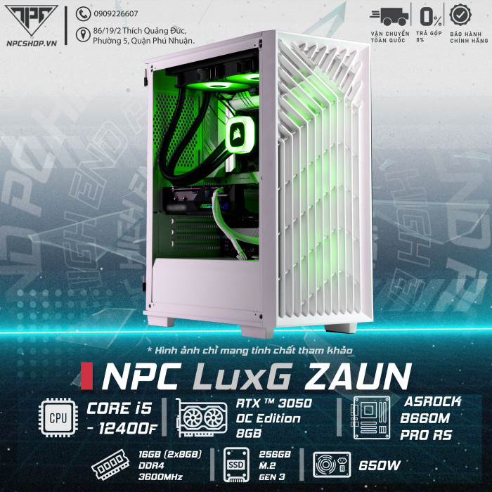 NPC LuxG ZAUN (i5-12400F/16GB/256GB/RTX 3050 OC)