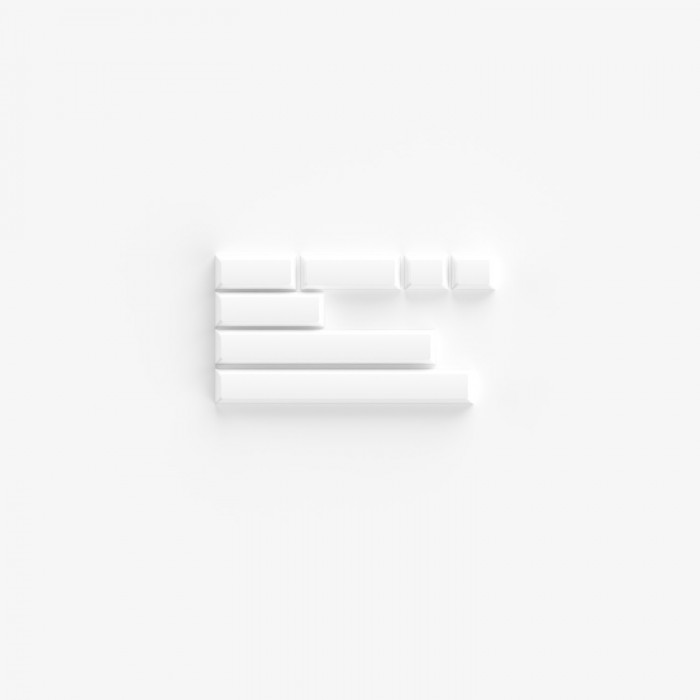 Keycap AKKO – Black on White BoW (ABS Double-Shot / SAL profile / 195 nút)