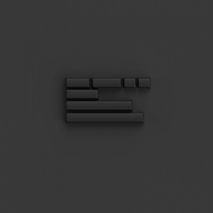 Keycap AKKO – White on Black WoB (ABS Double-Shot / SAL profile / 195 nút)