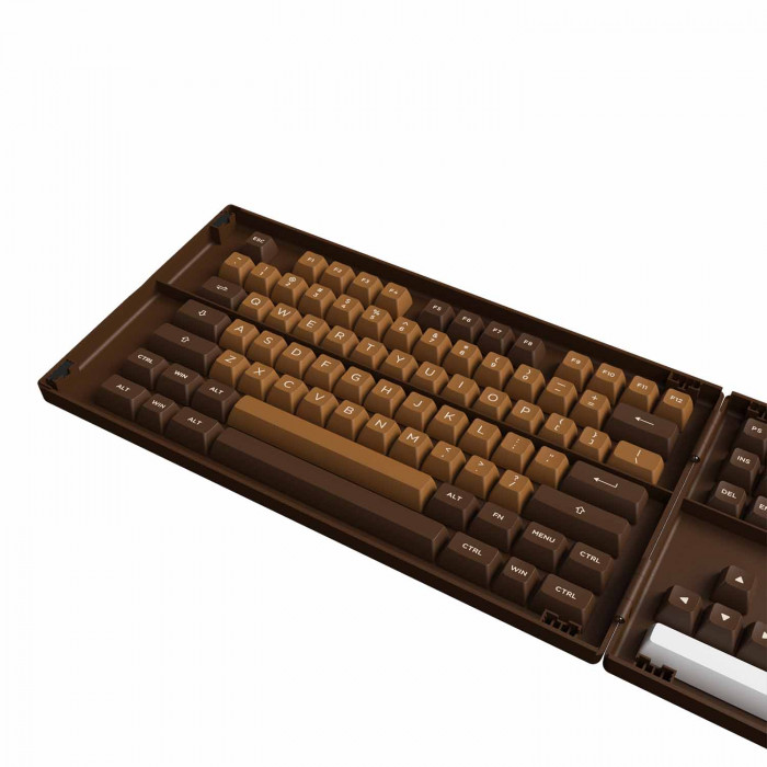 Keycap AKKO – Chocolate (PBT Double-Shot/ASA profile/178 nút)