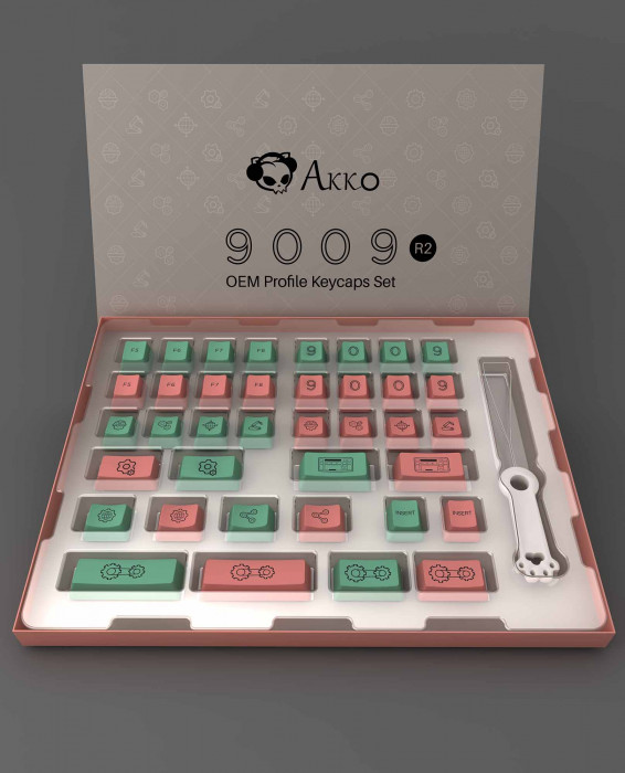 Keycap AKKO – 9009 Retro R2 (38 nút) 