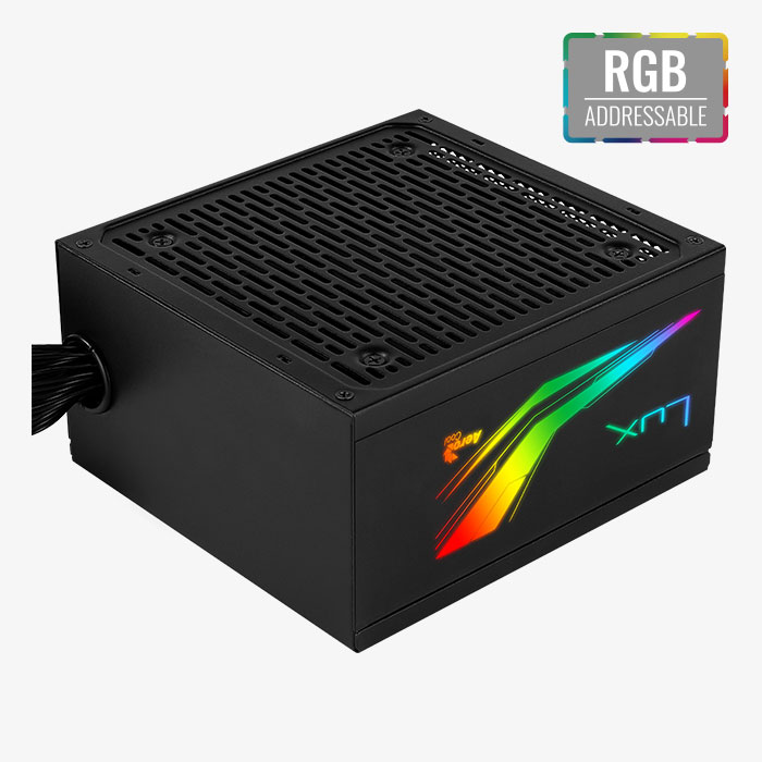 Nguồn máy tính AEROCOOL LUX RGB 550W 80 Plus Bronze