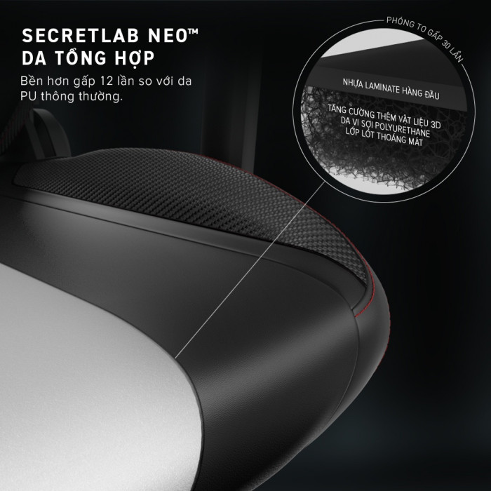 Ghế Chơi Game Secretlab TITAN Evo 2022 Da Tổng Hợp NEO™—Stealth