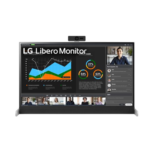 Màn hình LG Libero 27BQ70QC-S 27 inch QHD (IPS/Webcam/350nits/5ms/75hz)