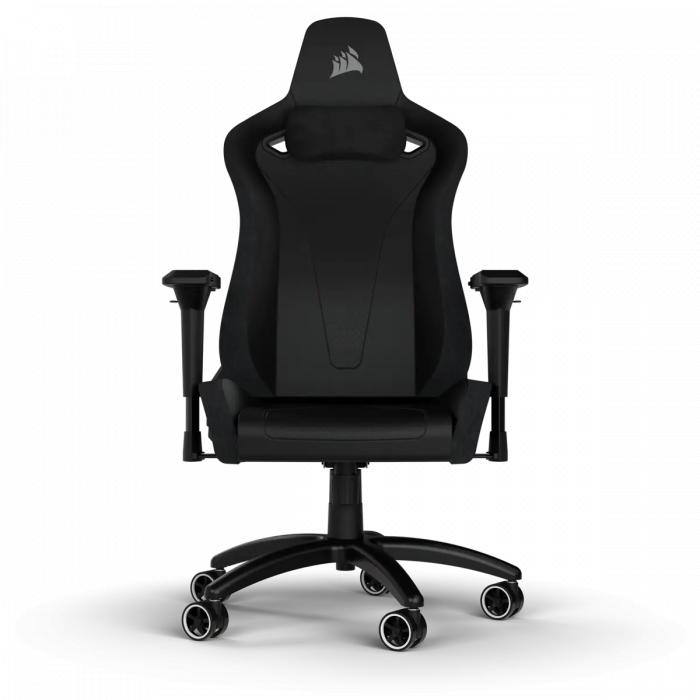 Ghế Gaming Corsair TC200 Gaming Chair Plush Leatherette – Black/Black