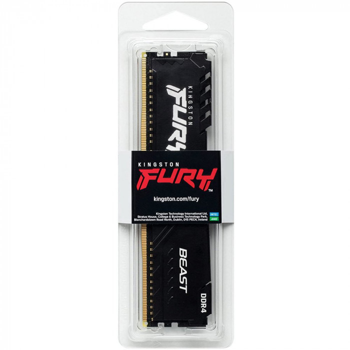 RAM Kingston Fury Beast Black 16GB  (1x16GBDDR4/3200MHz)