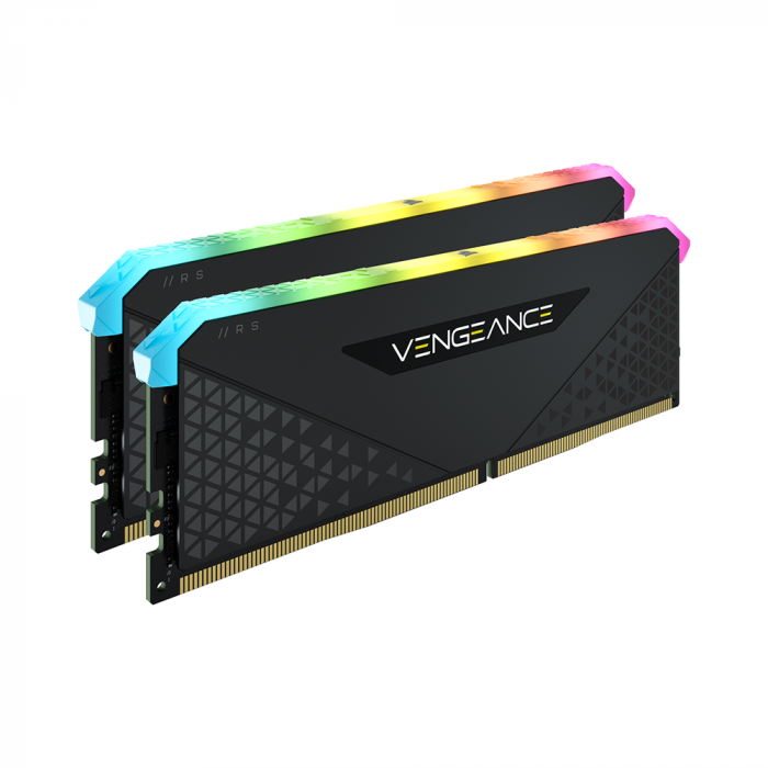 RAM CORSAIR VENGEANCE RGB RS Black 32GB (2x16GB/DDR4/3600MHz CL18)