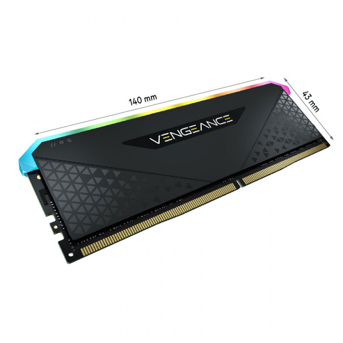 RAM CORSAIR VENGEANCE RGB RS Black 64GB (2x32GB/DDR4/3600MHz CL18)