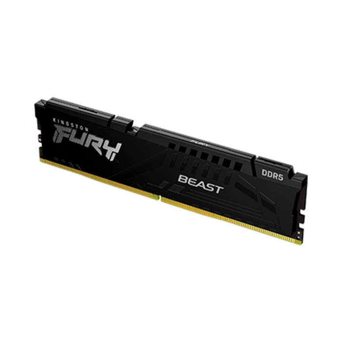 RAM Kingston FURY Beast DDR5 Black 16GB (1x16GB/DDR5/4800MHz/CL38)