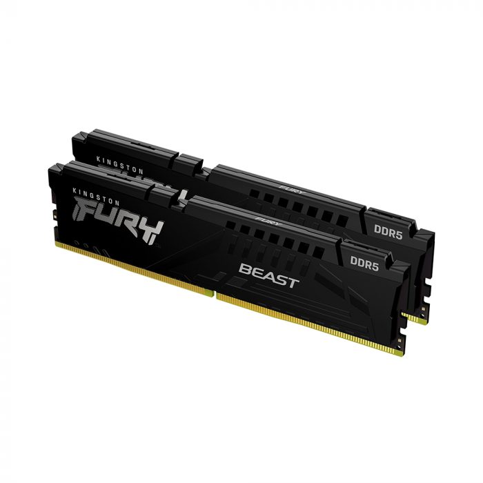 RAM Kingston FURY Beast DDR5 Black 32GB (2x16GB/DDR5/5200MHz/CL40)