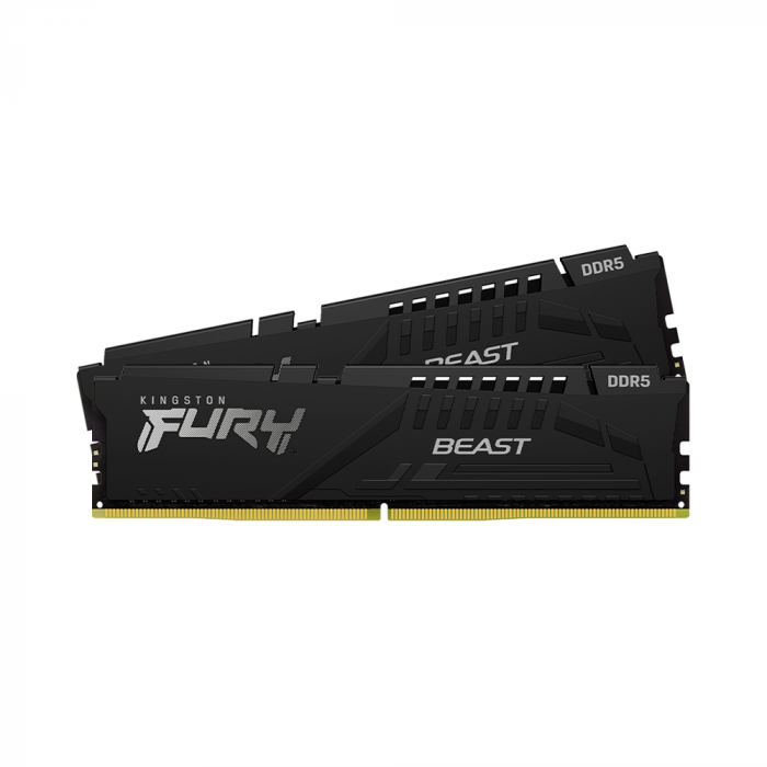 RAM Kingston FURY Beast DDR5 Black 32GB (2x16GB/DDR5/5200MHz/CL40)