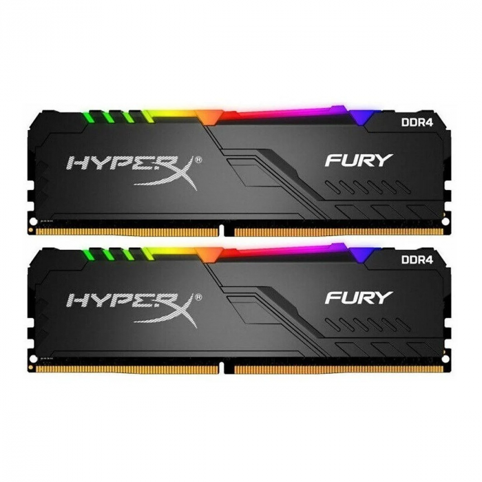 RAM Kingston HyperX Fury RGB 32GB (2x16GB/DDR4/3600MHz/CL18)