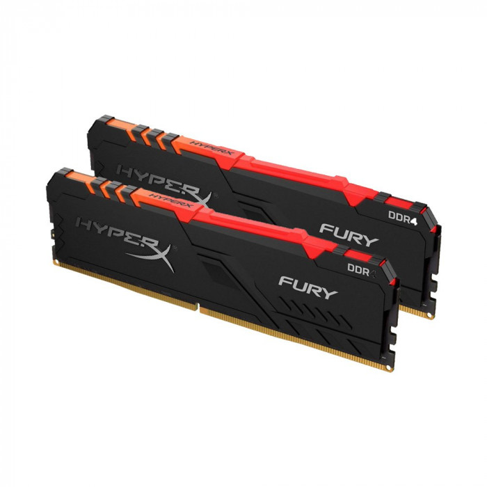 RAM Kingston HyperX Fury RGB 16GB (2x8GB/DDR4/3200MHz/CL16)