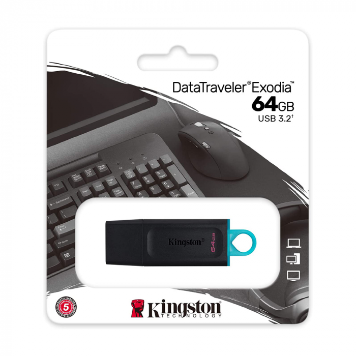 USB Kingston Gen 1 DataTraveler Exodia 64GB/USB3.2