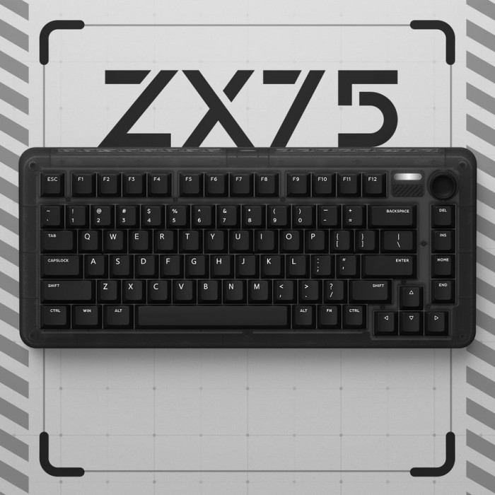Bàn phím cơ IQUNIX ZX75 DarkSide (RGB TTC Switch)
