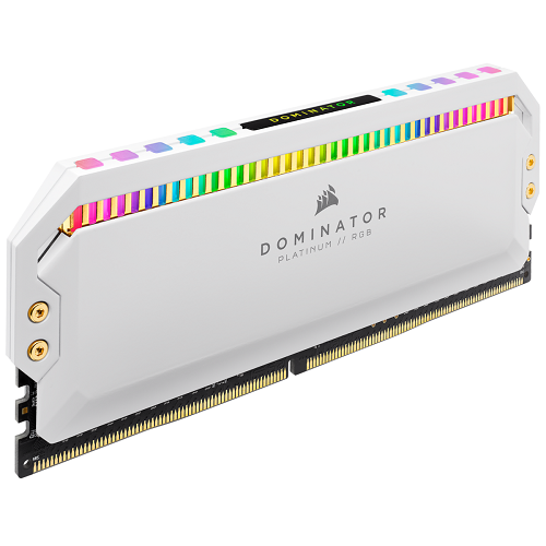 Ram Corsair DOMINATOR Platinum RGB 16GB (2 x 8GB) DDR4 Bus 3200MHz C16 - White