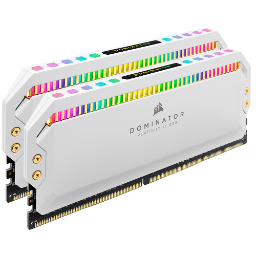 Ram Corsair DOMINATOR Platinum RGB 32GB (2 x 16GB) DDR4 Bus 3200MHz C16 - White