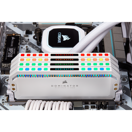 Ram Corsair DOMINATOR Platinum RGB 32GB (2 x 16GB) DDR4 Bus 3200MHz C16 - White