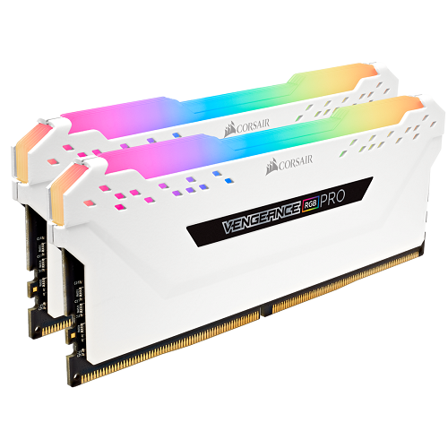 Ram Corsair VENGEANCE® RGB PRO 16GB (2 x 8GB) DDR4 Bus 3200MHz C16 -White