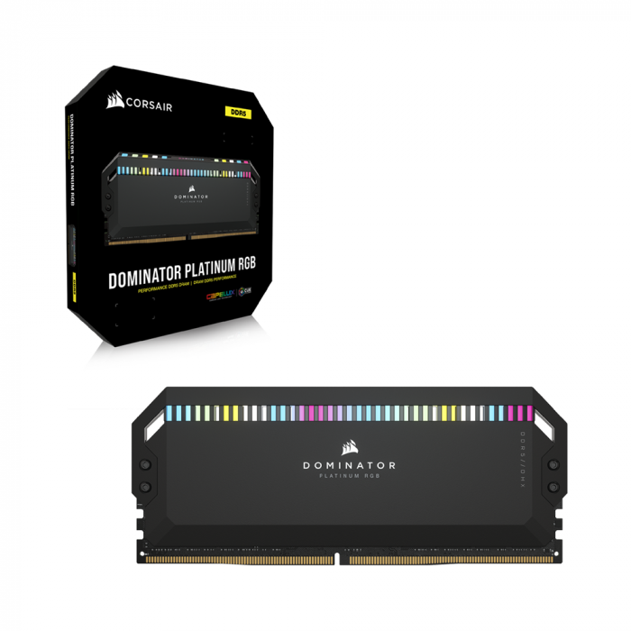 RAM Corsair DOMINATOR PLATINUM RGB 64GB (2x32GB/DDR5/6000MHz/Black)